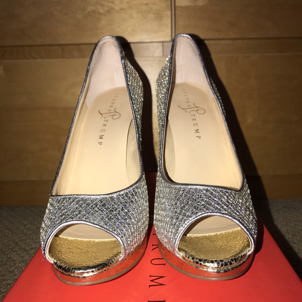 Ivanka Trump open toed heels
